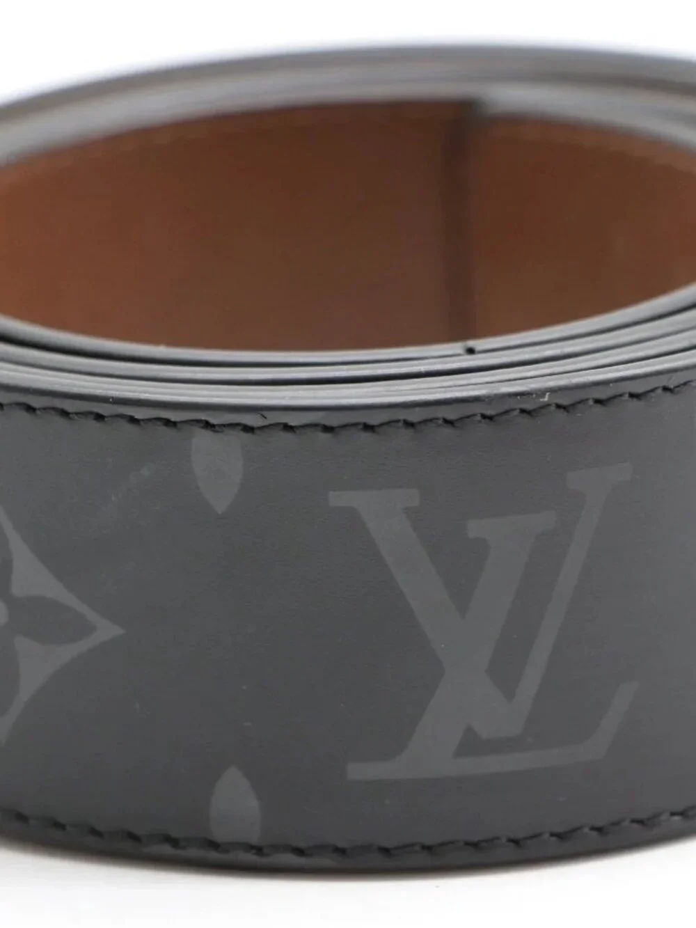 Louis Vuitton Pyramide Reversible Monogram Belt Black - 90-36 M9346